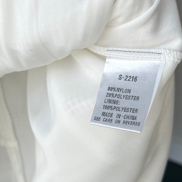 High Waisted Eyelet Skirt White Size Small - Picture 6 of 8